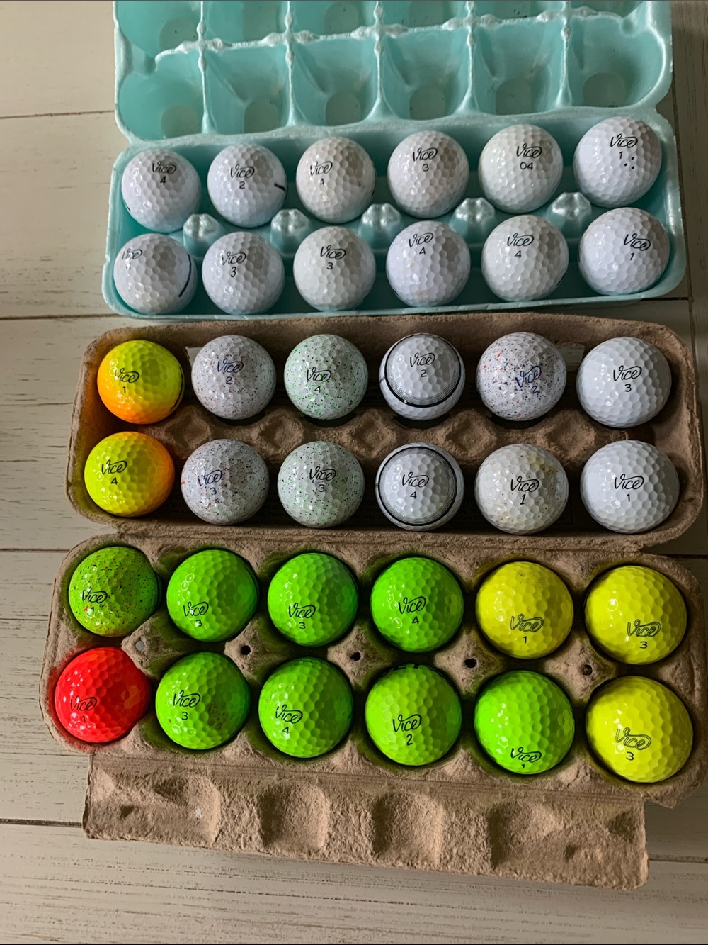 Used Vice Golf Balls for Sale